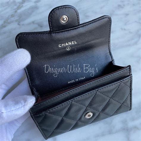 chanel receipt holder|Classic card holder .